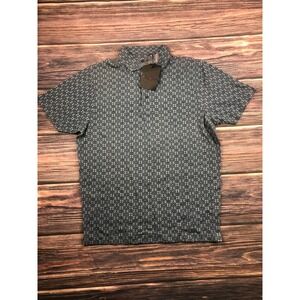 Pull Love NEW Mens Size Medium Short Sleeve Button Down Shirt Blue